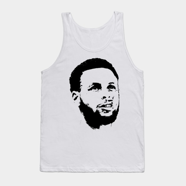 stephen curry portrait pop art Tank Top by phatvo